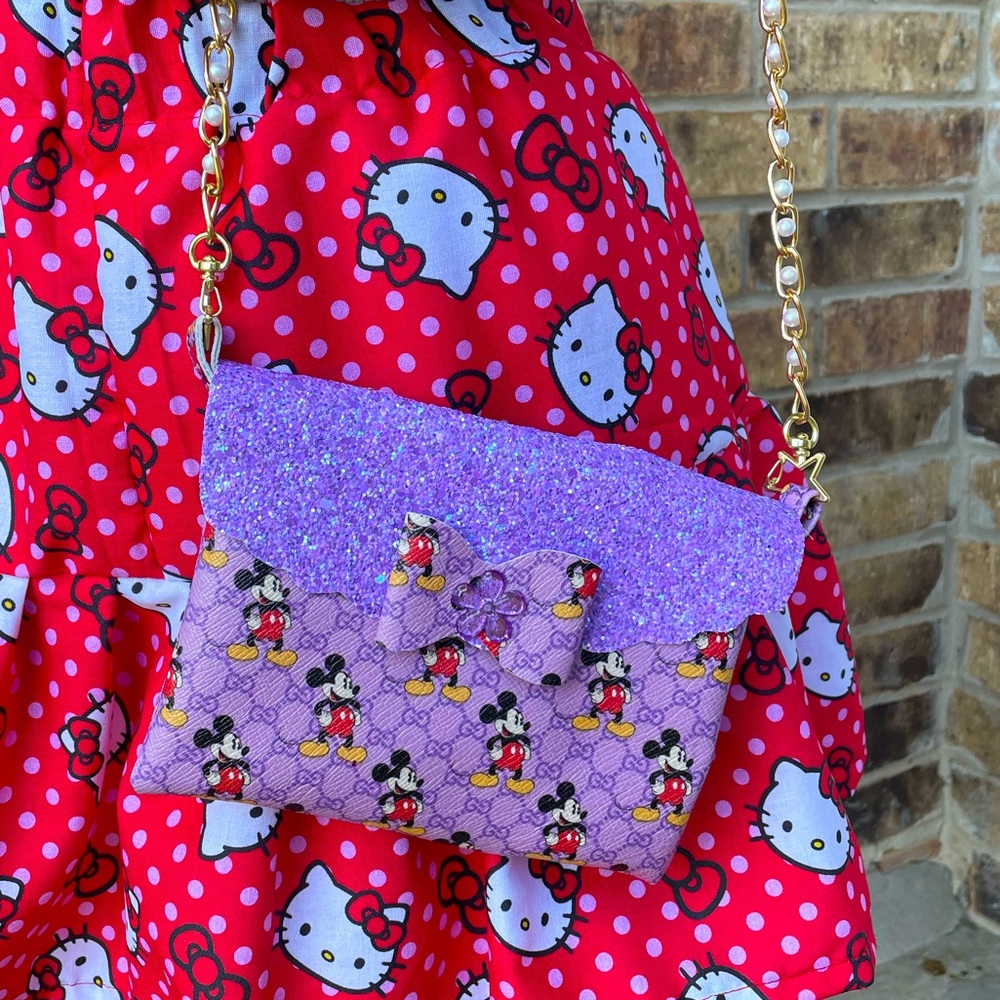 Purse and bow matching set